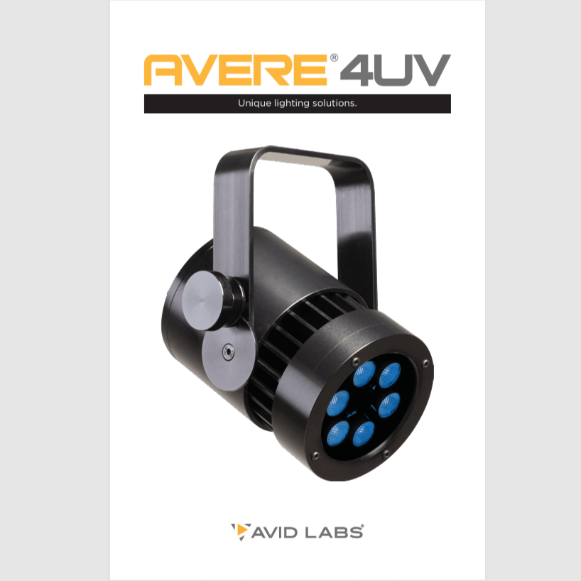 Avere 4UV User's Manual - Apollo Gobos