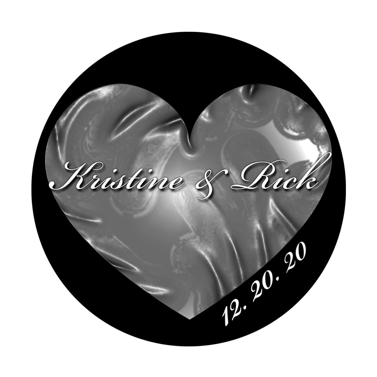 Satin Heart - Bickham Script Pro