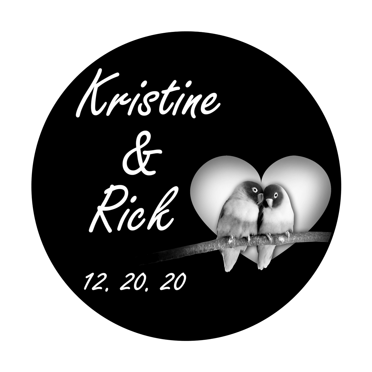 Love Birds - Freestyle Script - Apollo Gobos