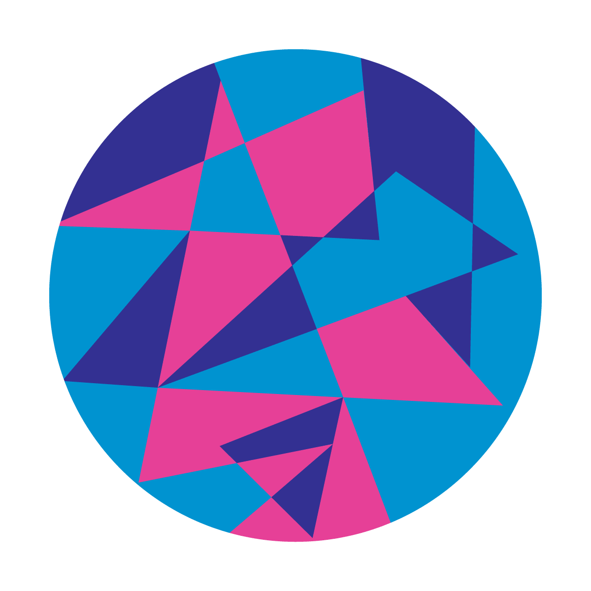 Magenta Triangle Medley - Apollo Gobos