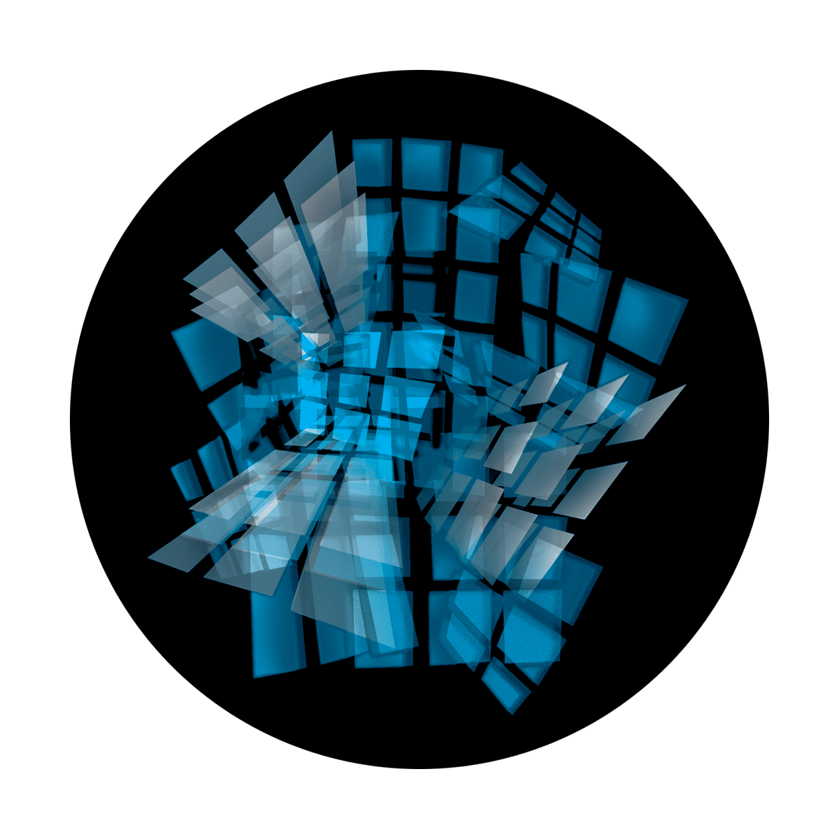 Blue Window Maze - Apollo Gobos