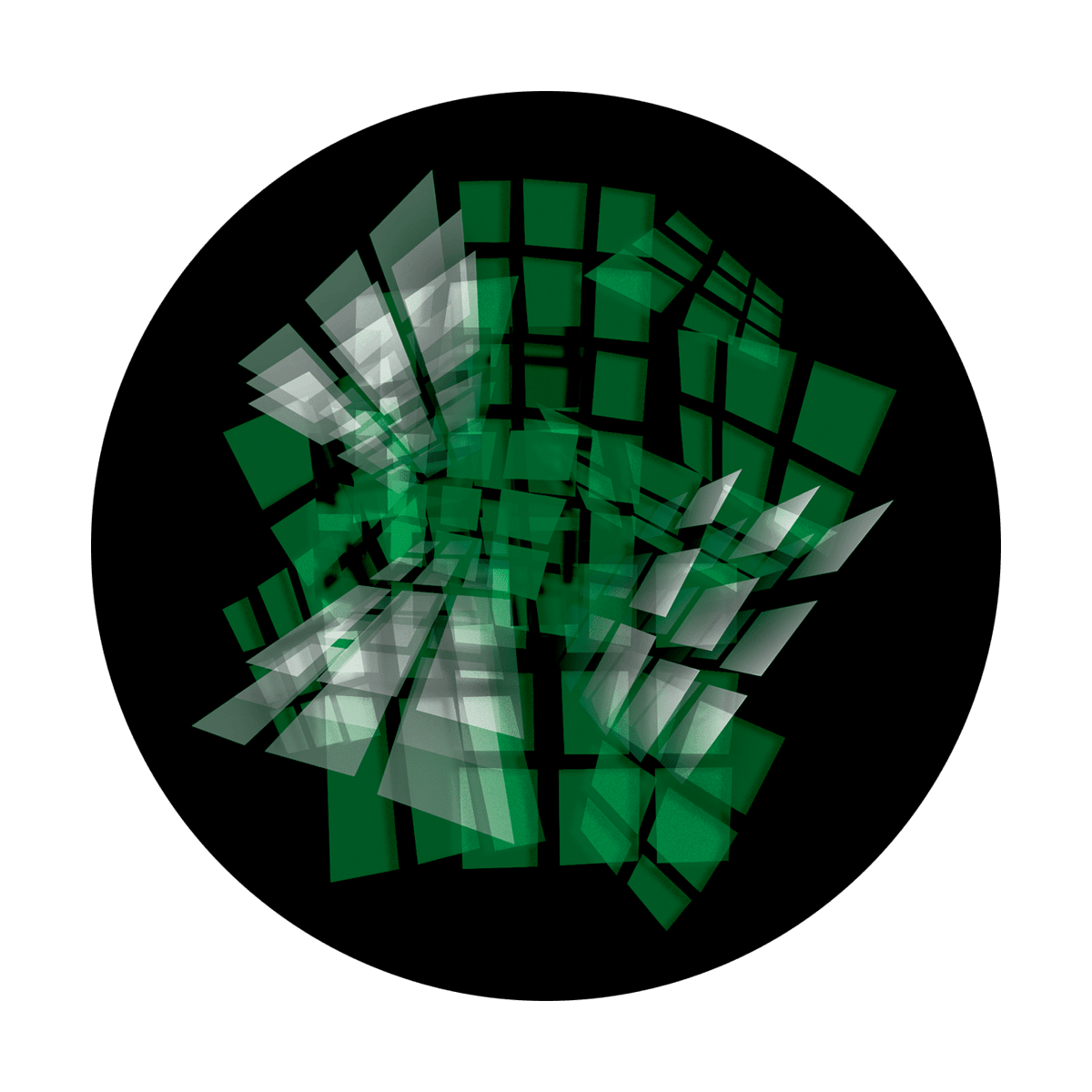 Green Window Maze - Apollo Gobos