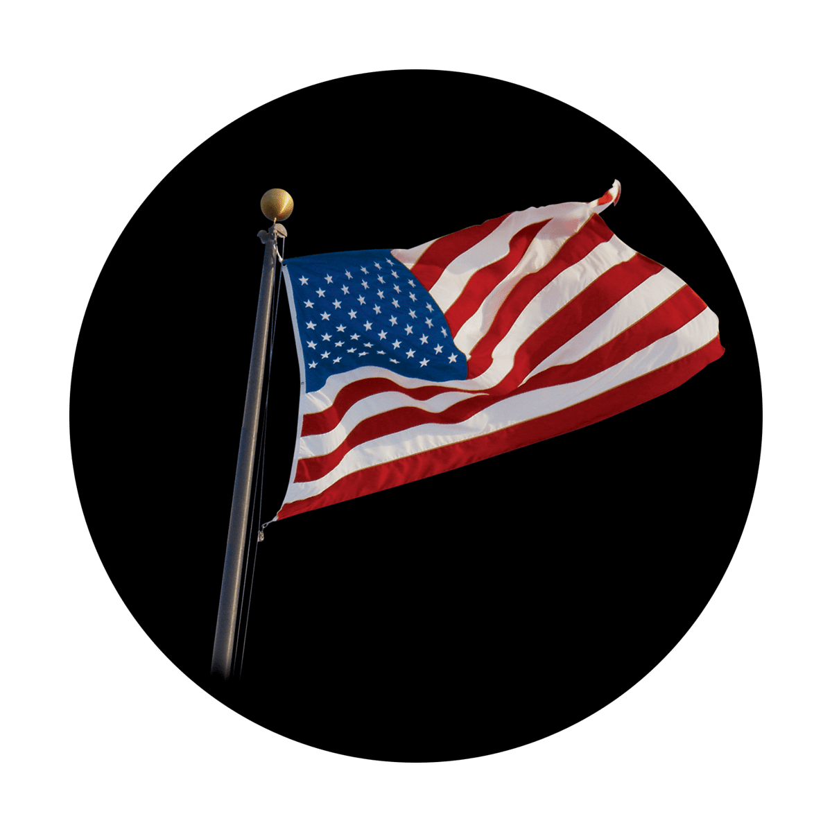 U.S. Waving Flag - Apollo Gobos