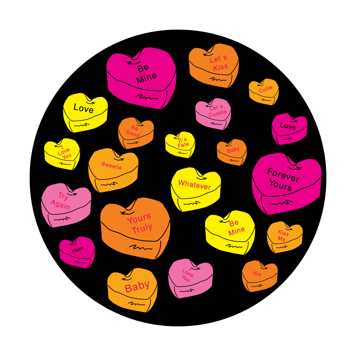 Candy Hearts - Apollo Gobos