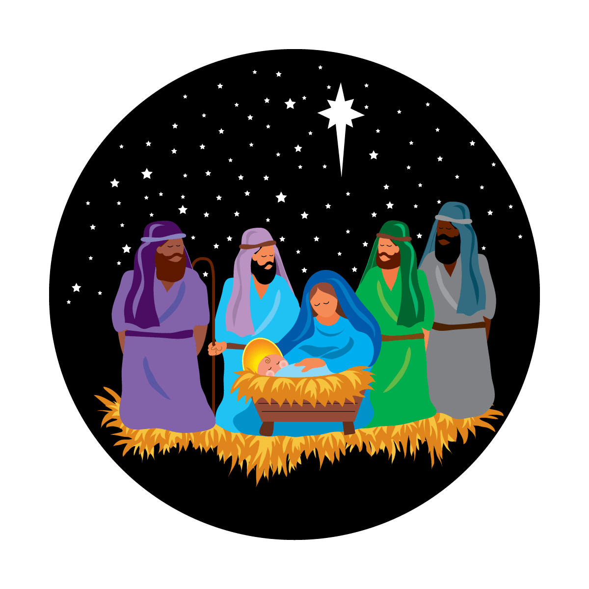 Nativity Scene - Apollo Gobos