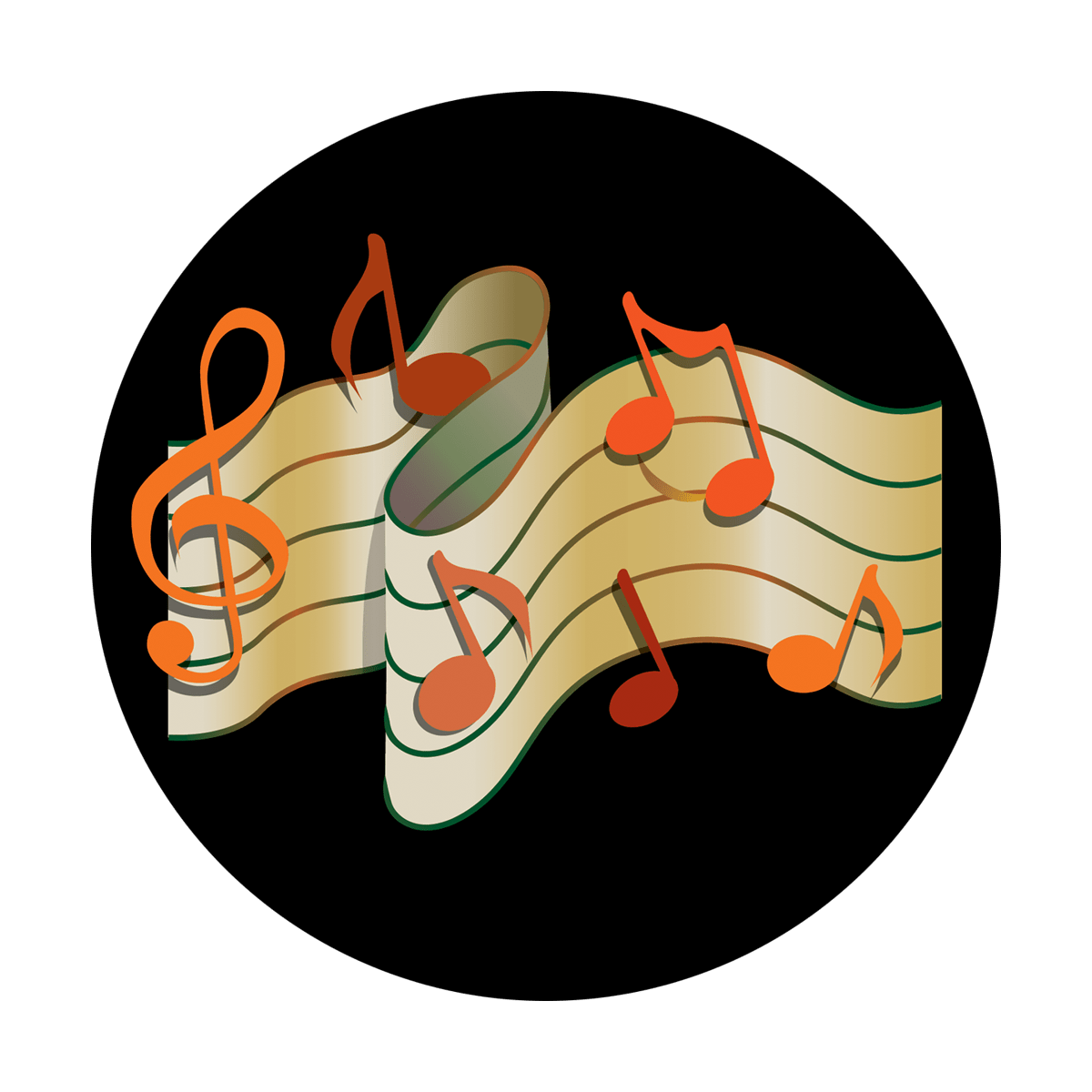 K. Sanchez - Music Notes - Apollo Gobos