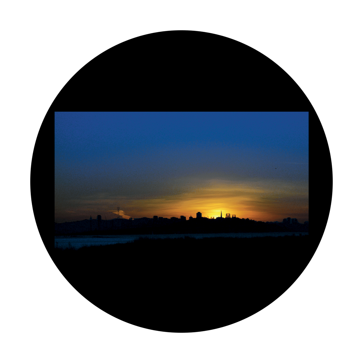 D. Antonakos - City Skyline Sunset