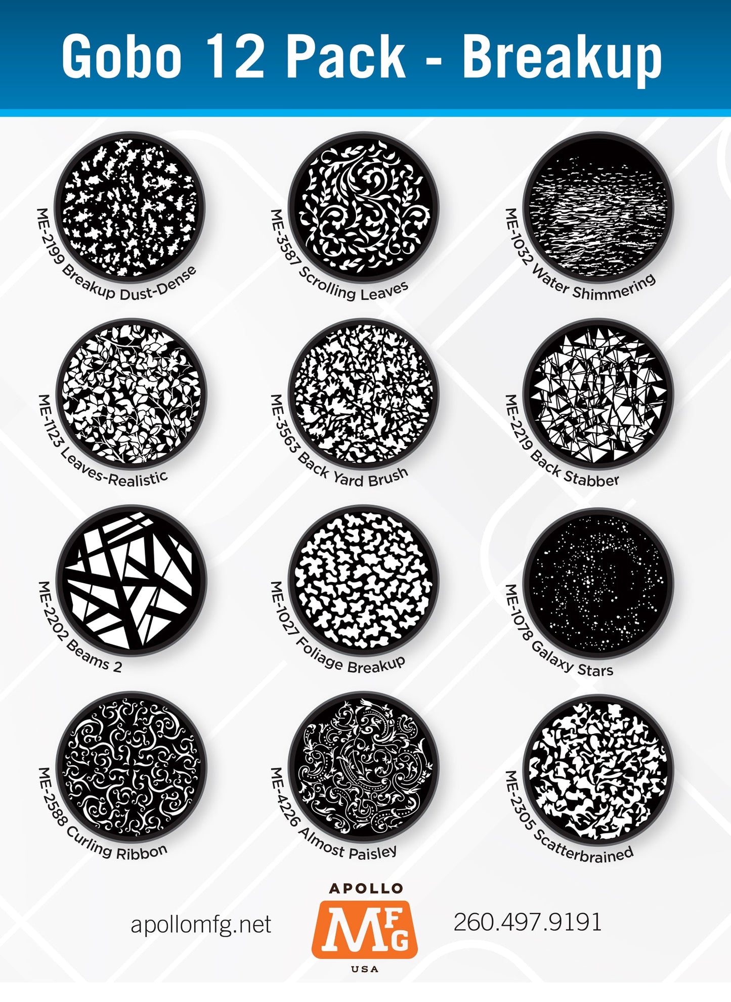 Gobo 12 Pack - Breakup
