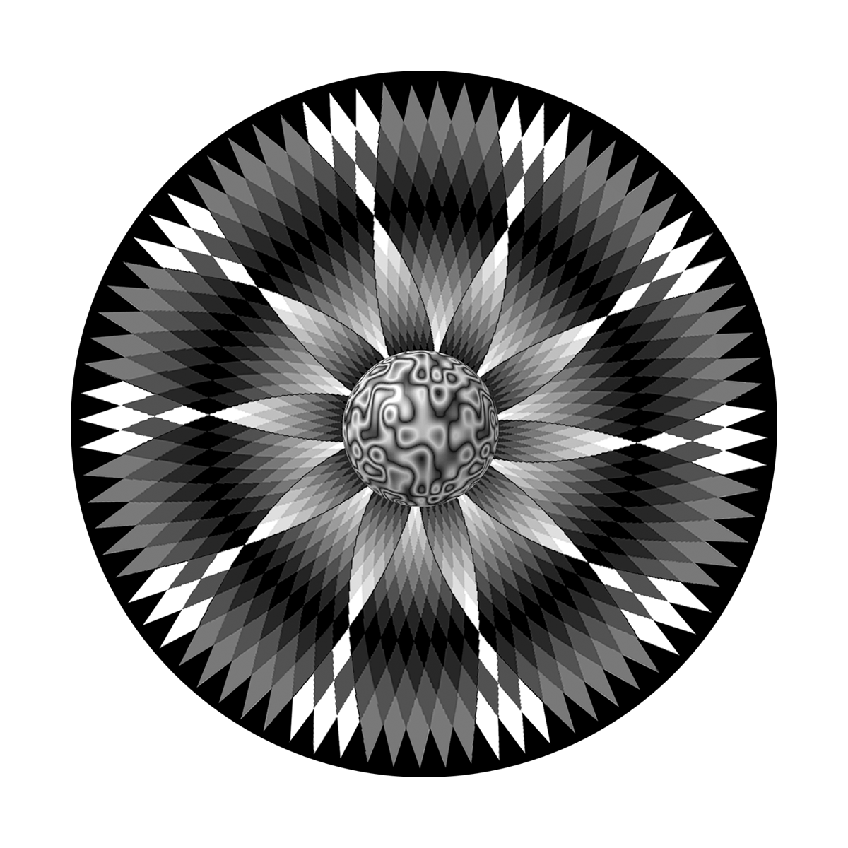 Moire Flower