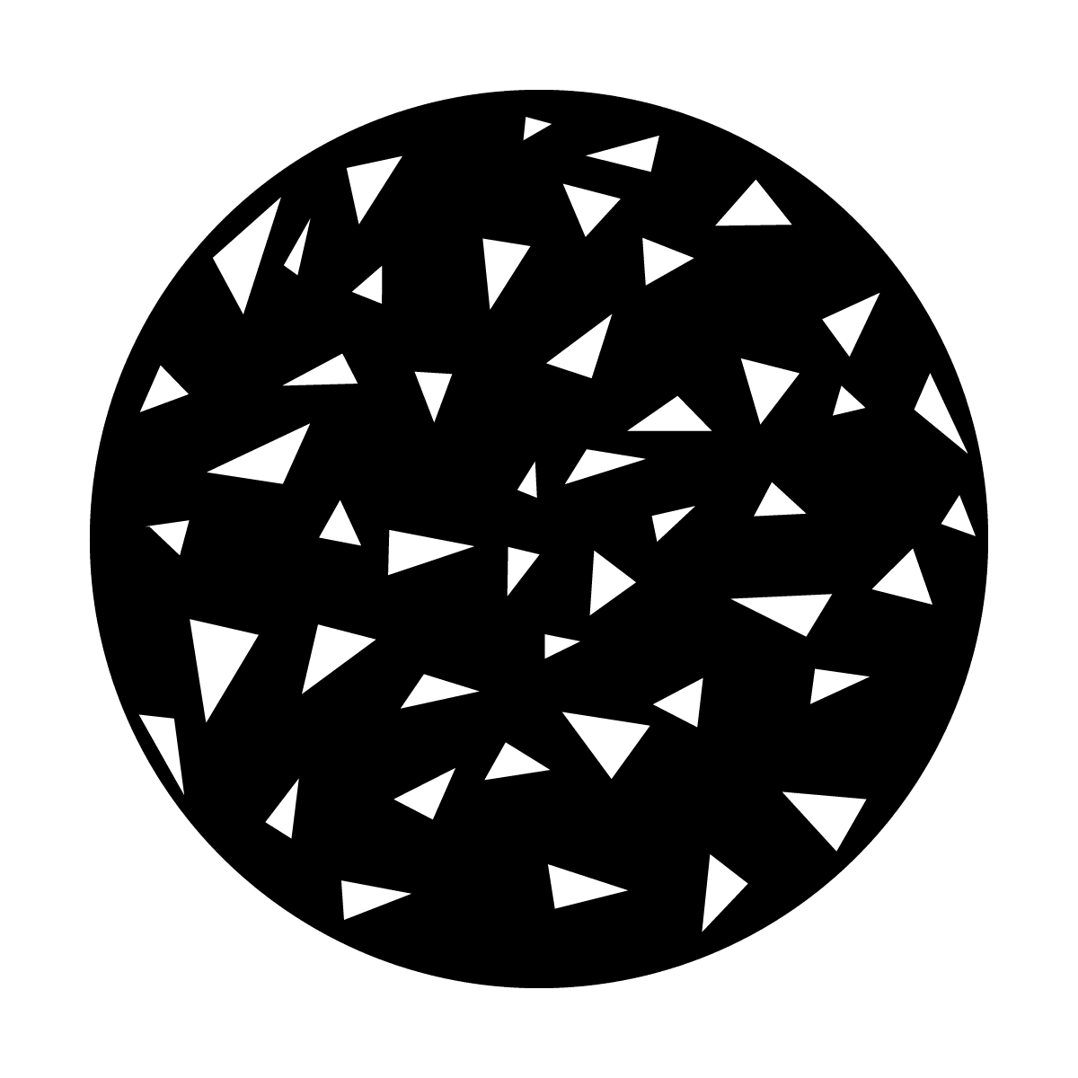 Triangle Random Light - Apollo Gobos