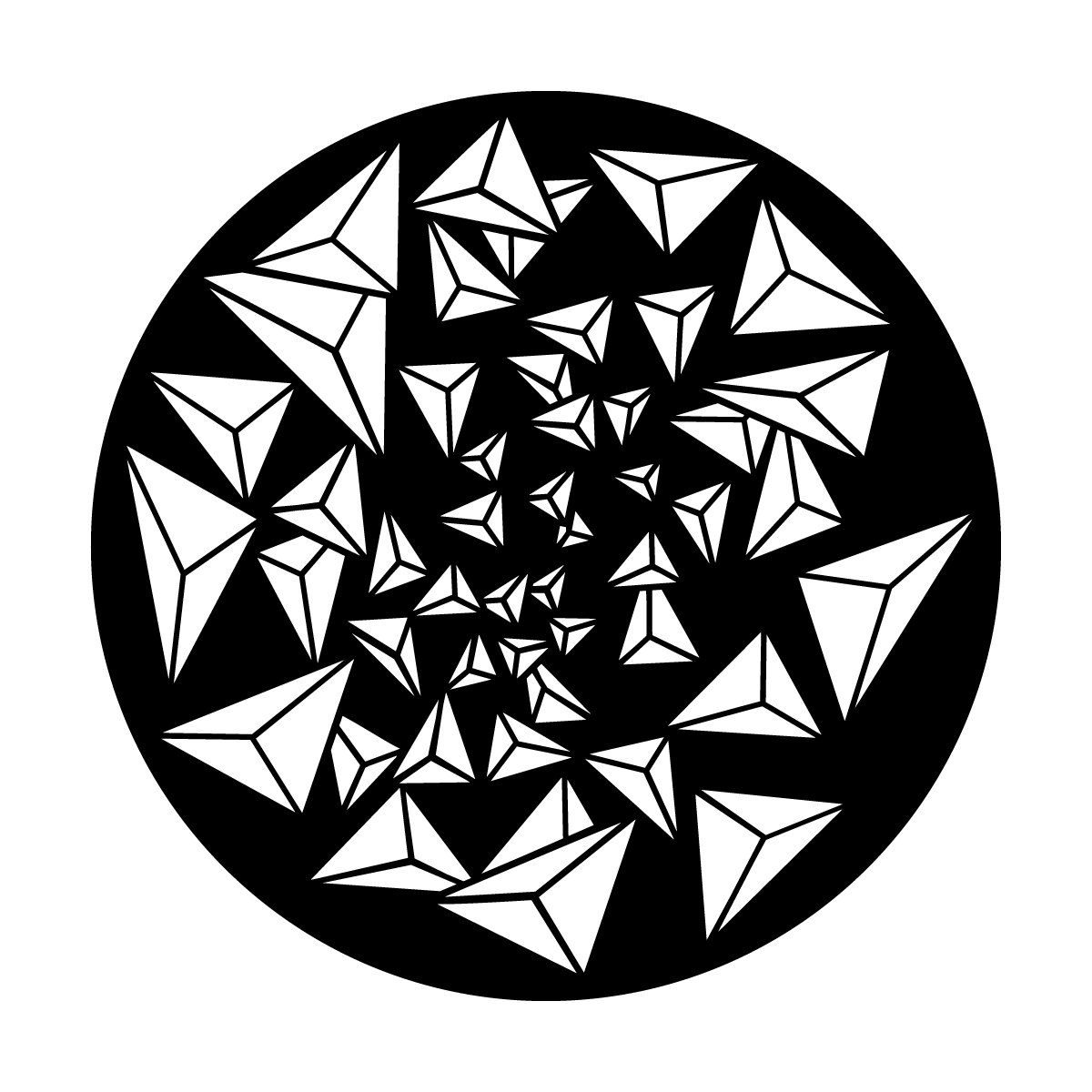 Breakup Disappearing Triangles