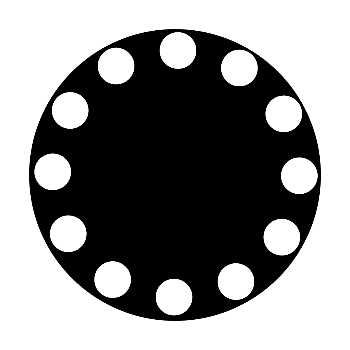 Dots in Circle Medium - Apollo Gobos