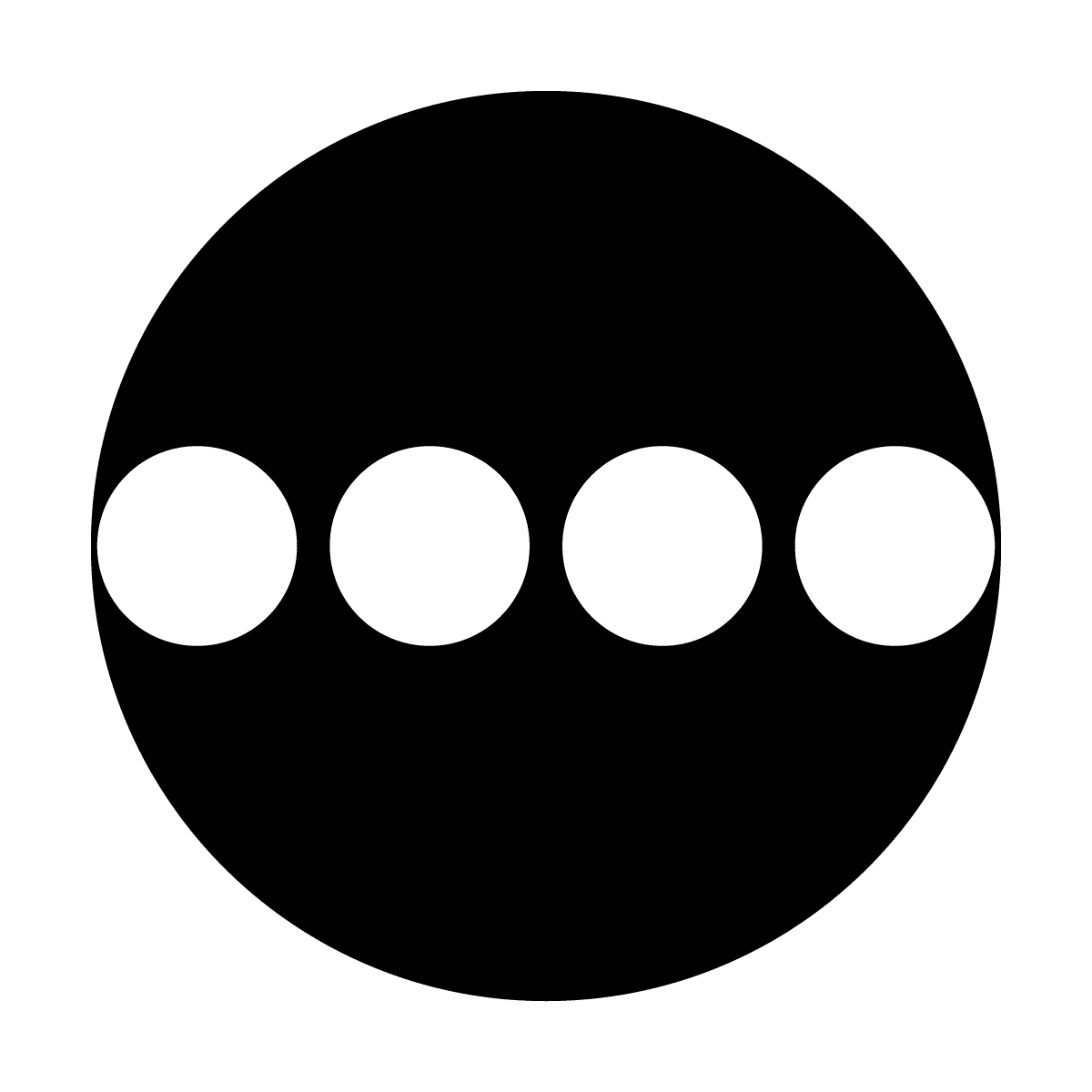 Dots Four in a Line - Apollo Gobos