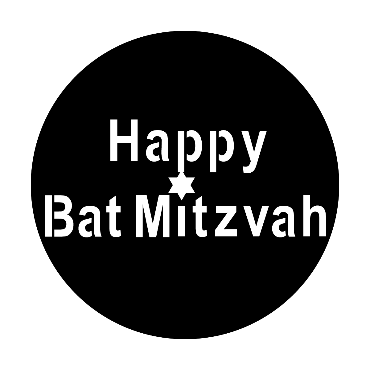 Happy Bat Mitzvah - Apollo Gobos
