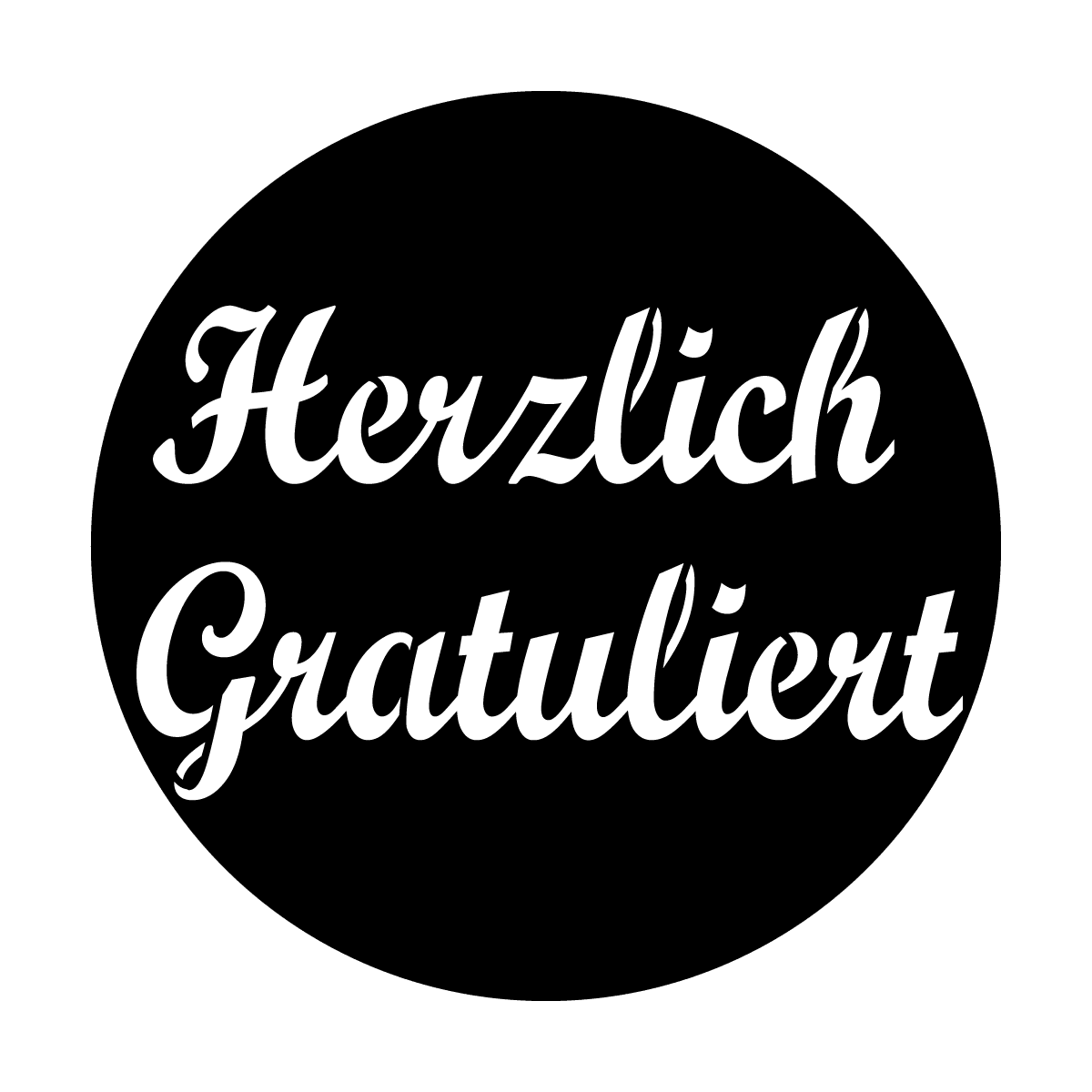 Herzlich Gratuliert - Apollo Gobos