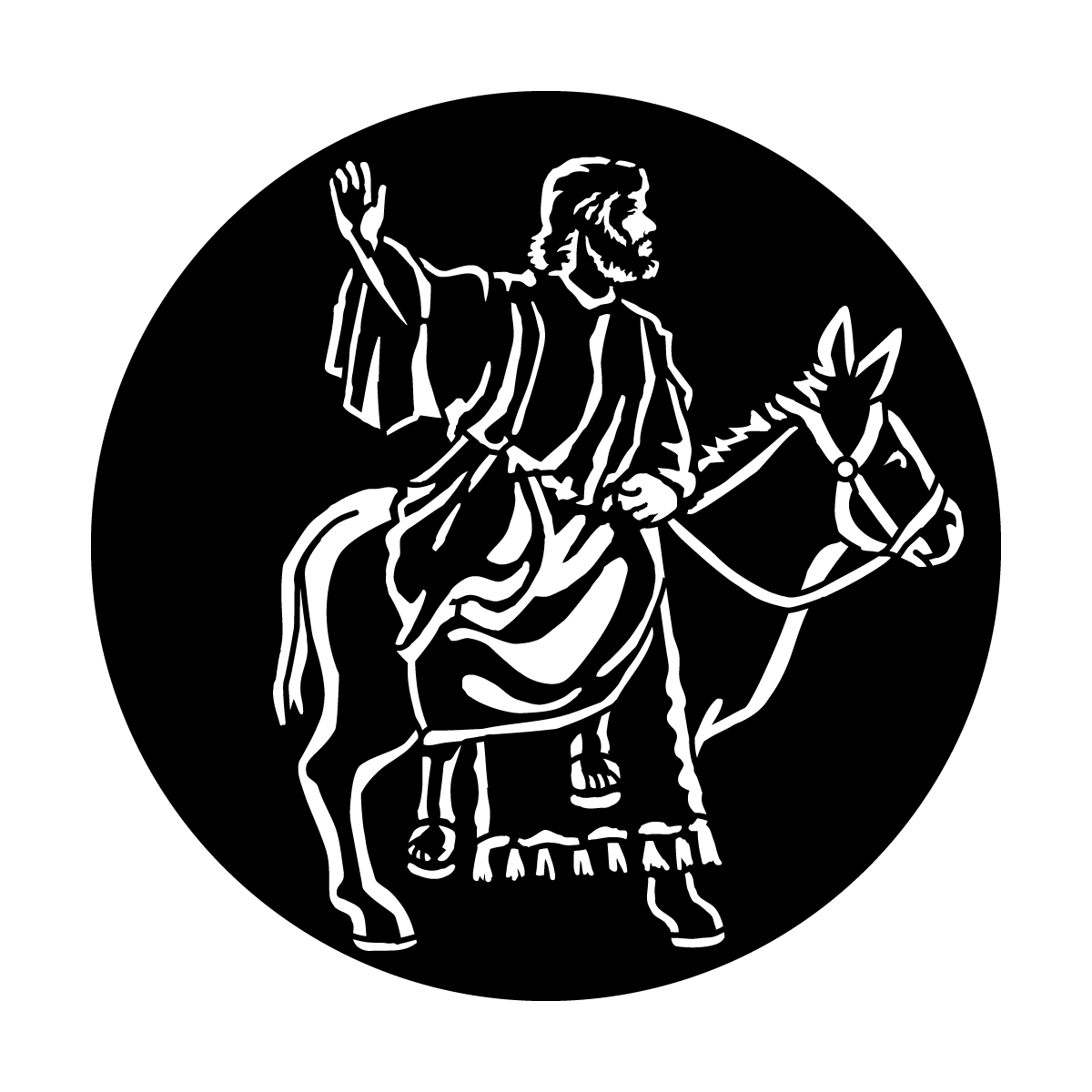 Easter Christ on Donkey