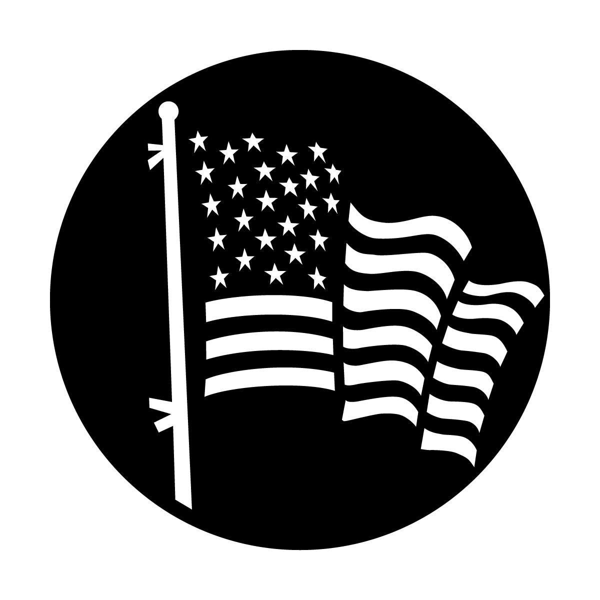 American Flag White