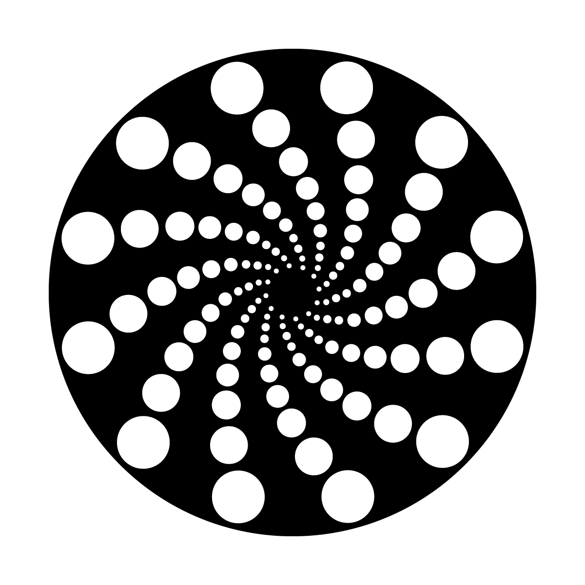 Rotating Radial Dots