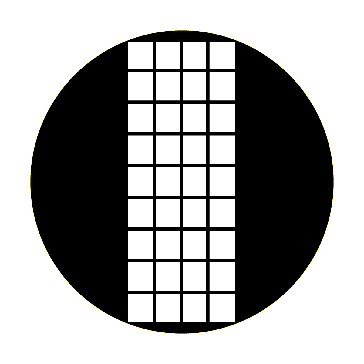 Window Four Column - Apollo Gobos