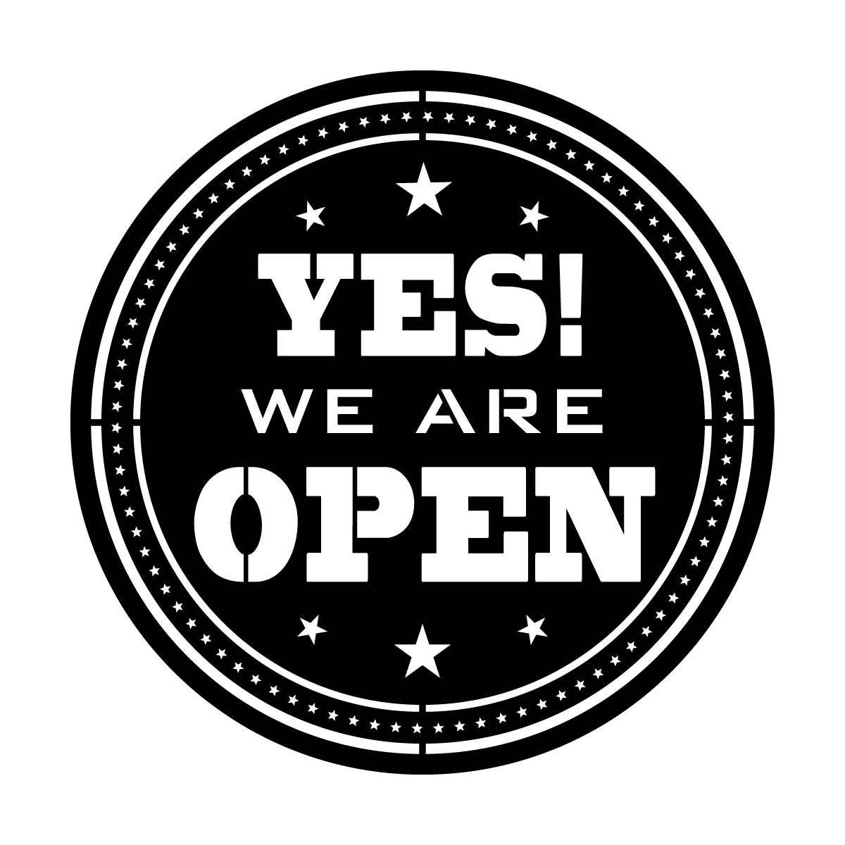 Yes We Are Open