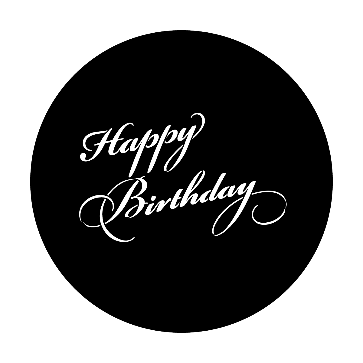 Happy Birthday Fancy - Apollo Gobos