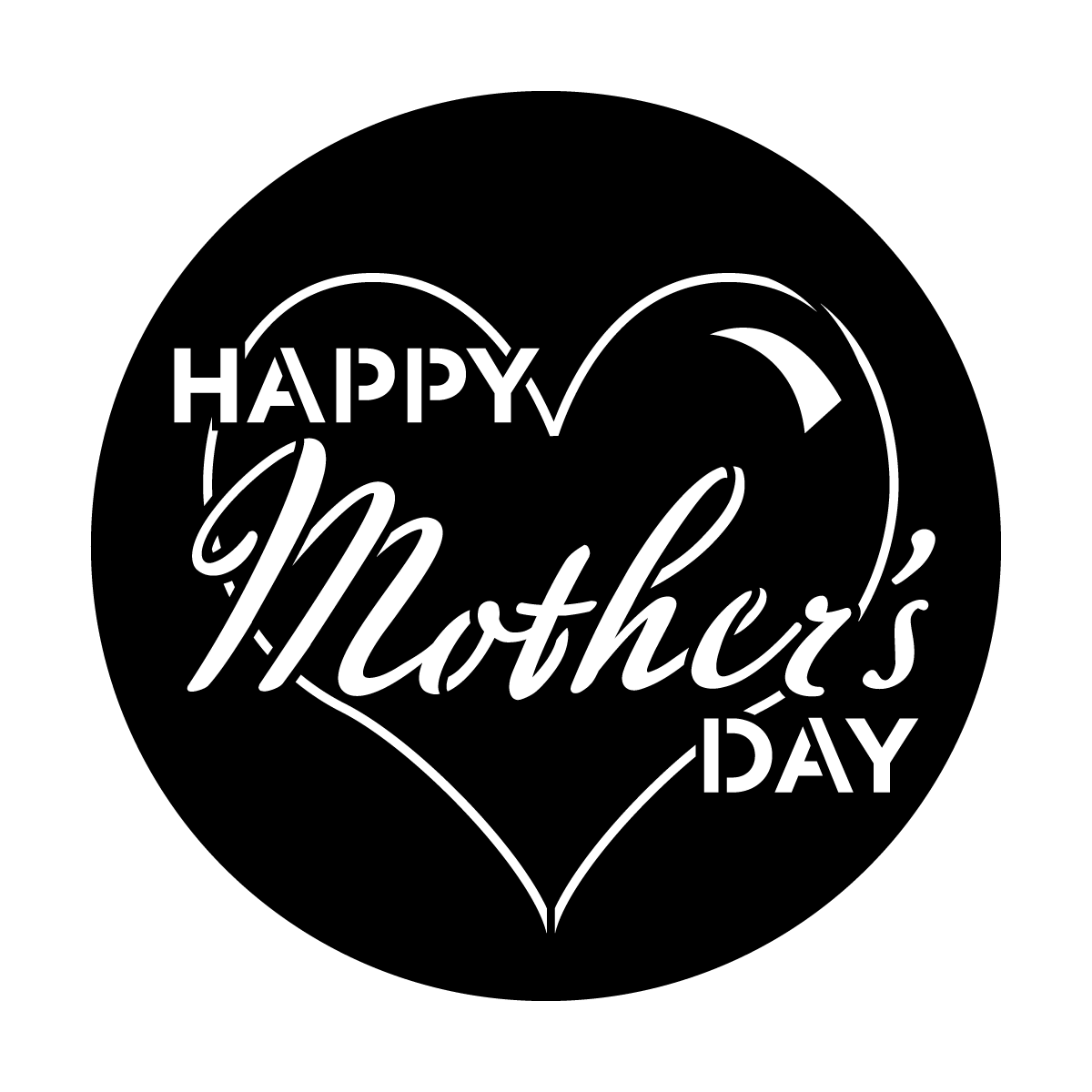 Happy Mother's Day-Heart