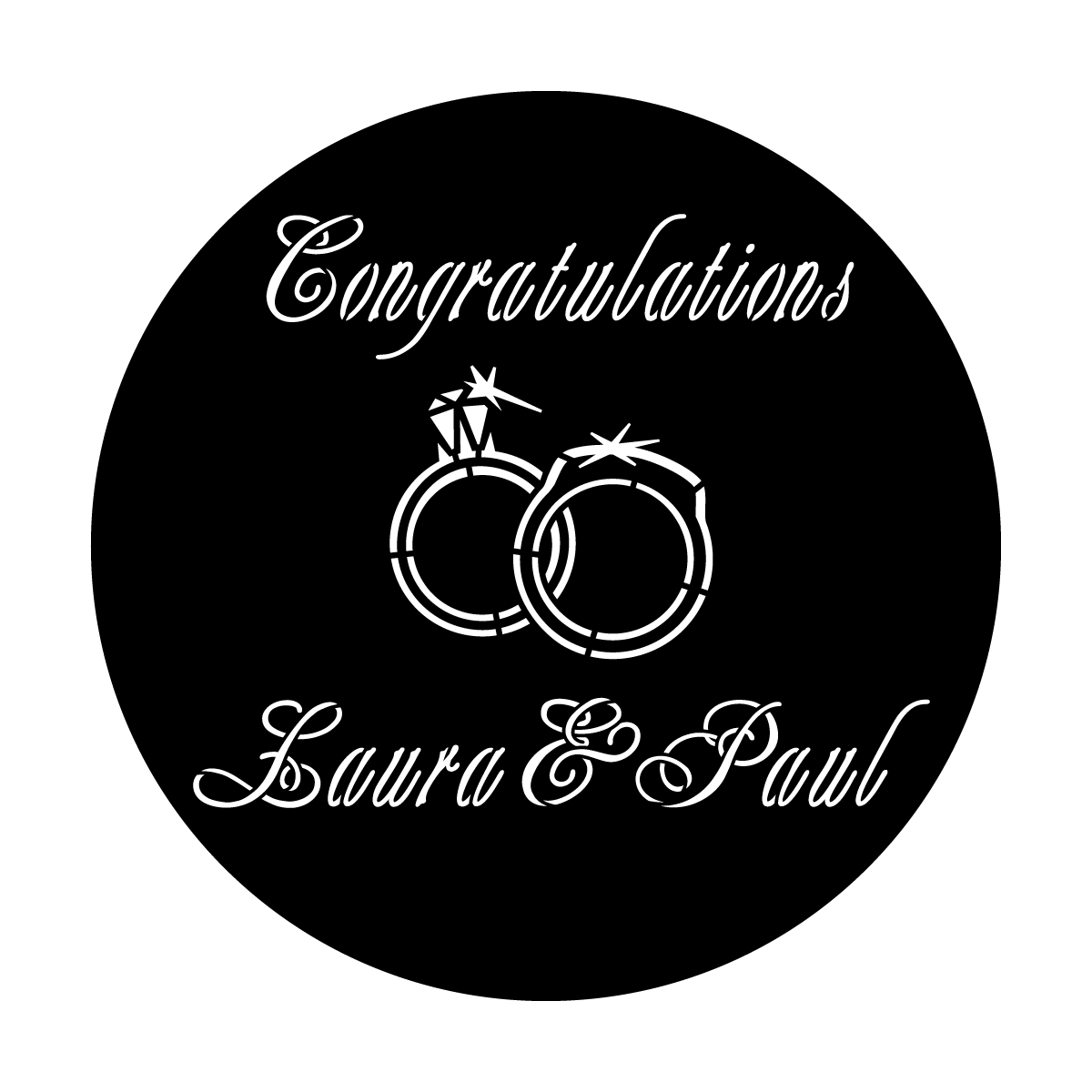 Congratulations - Double Rings - Alexei Copperplate