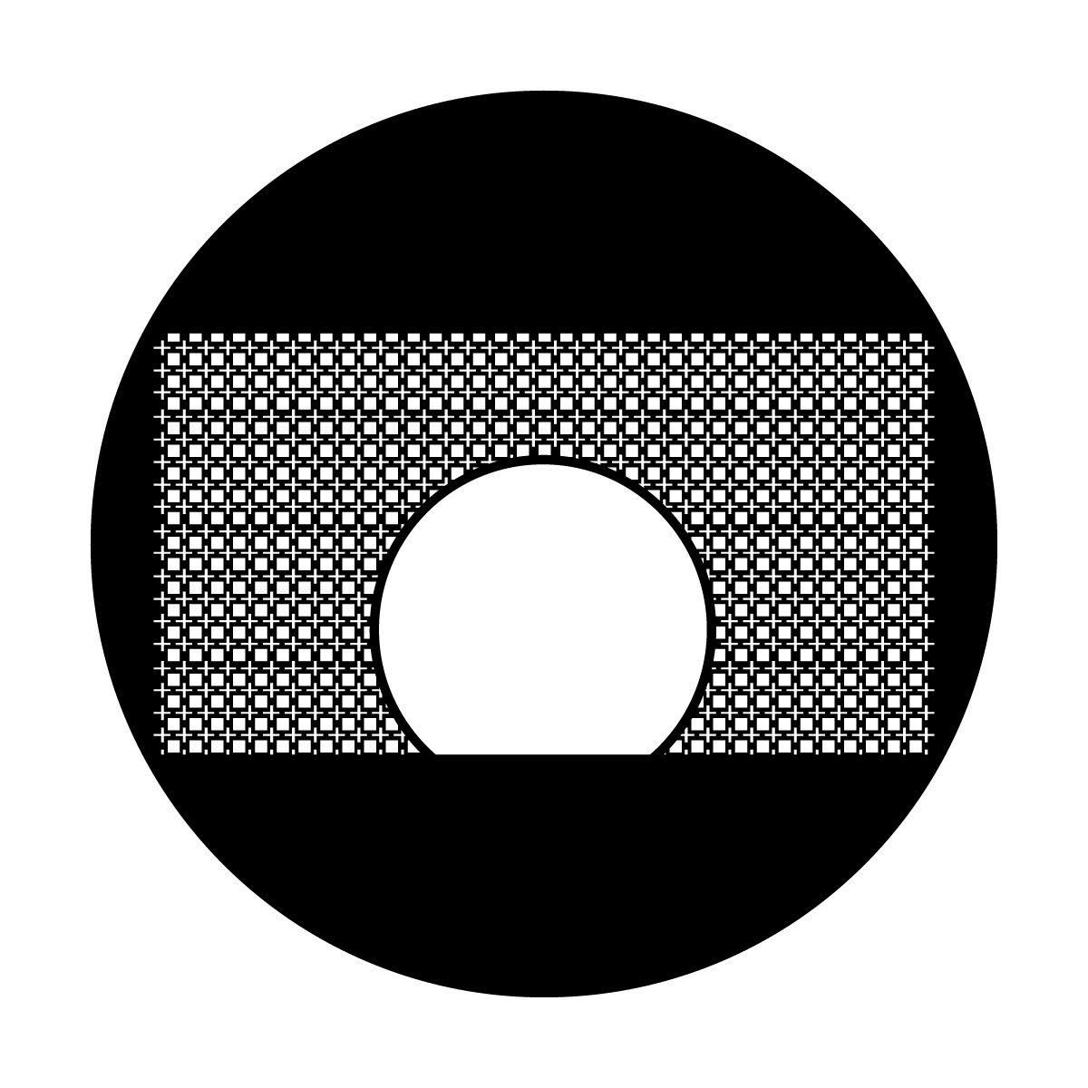 M. Decker - Box Screen with Moon Gate