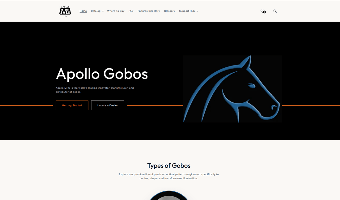 Welcome to the new site! - Apollo Gobos