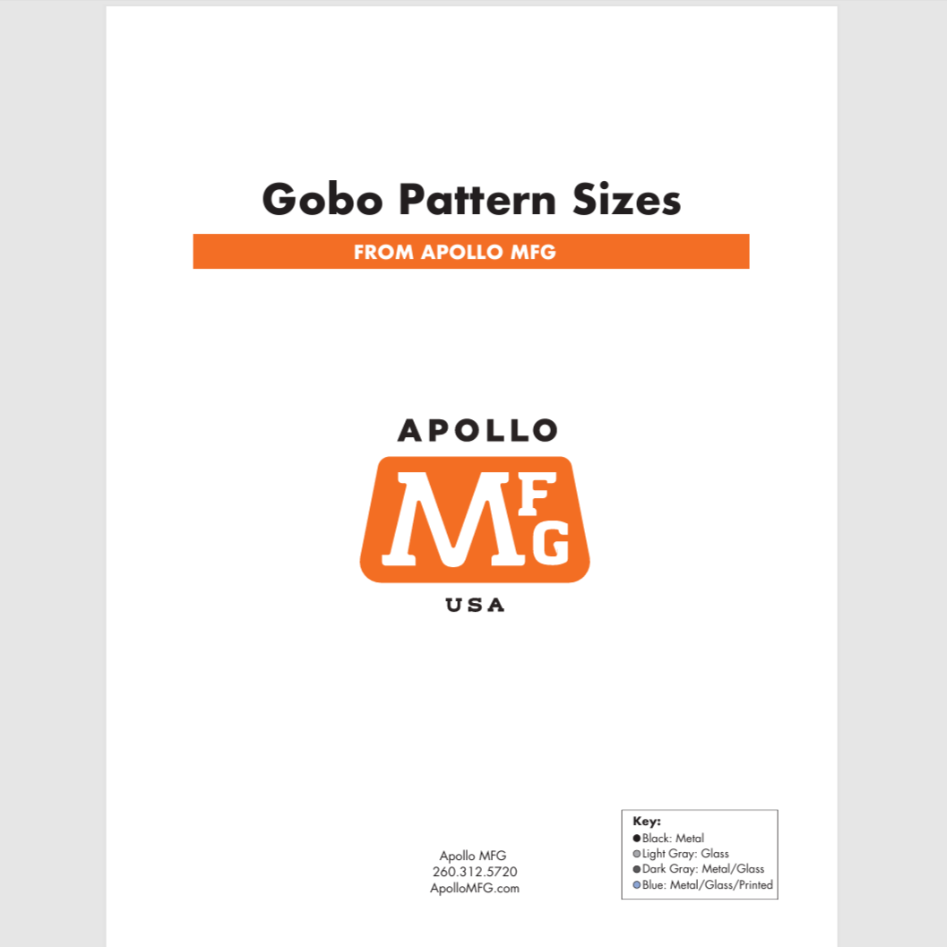 Apollo Gobo Sizes Guide