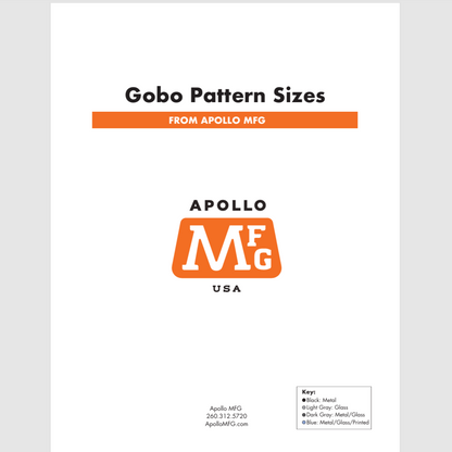 Apollo Gobo Sizes Guide