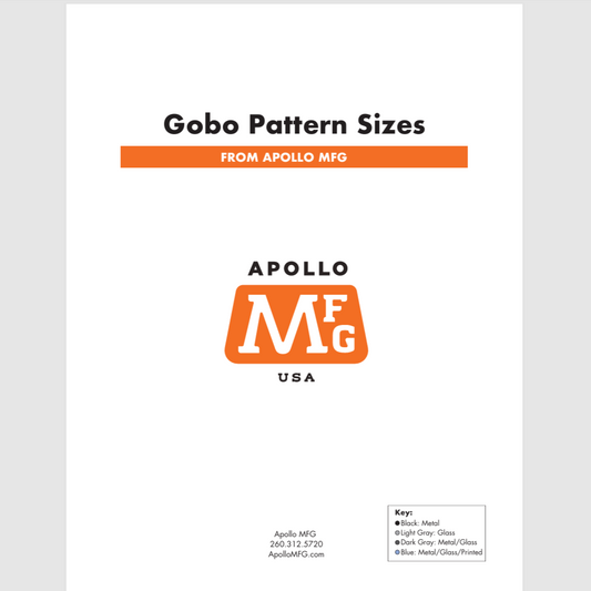 Apollo Gobo Sizes Guide