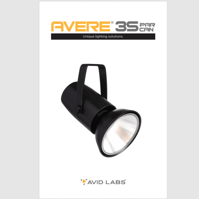 Avere 3S User's Manual - Apollo Gobos