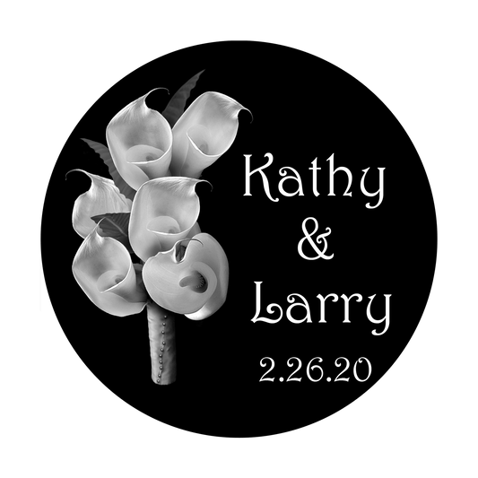 Calla Lilies: Grayscale - Harrington