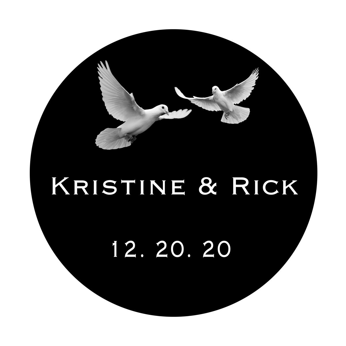 Doves Flying - Copperplate Gothic BT