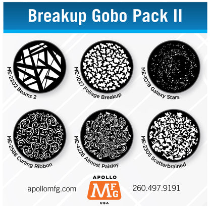 Gobo 6 Pack - Breakup 2 - Apollo Gobos