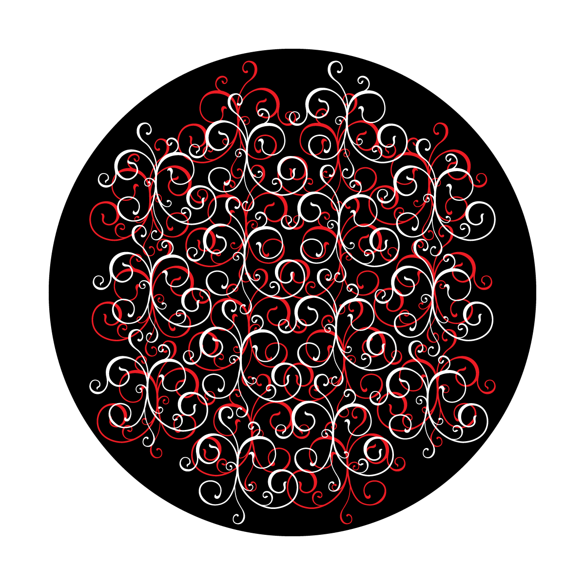 Red Elegant Curls