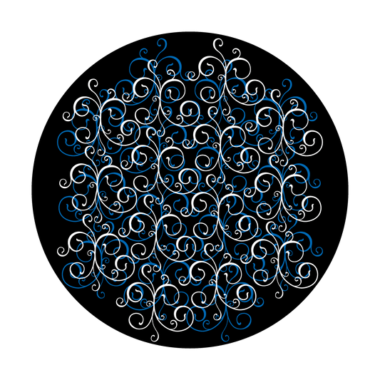 Blue Elegant Curls