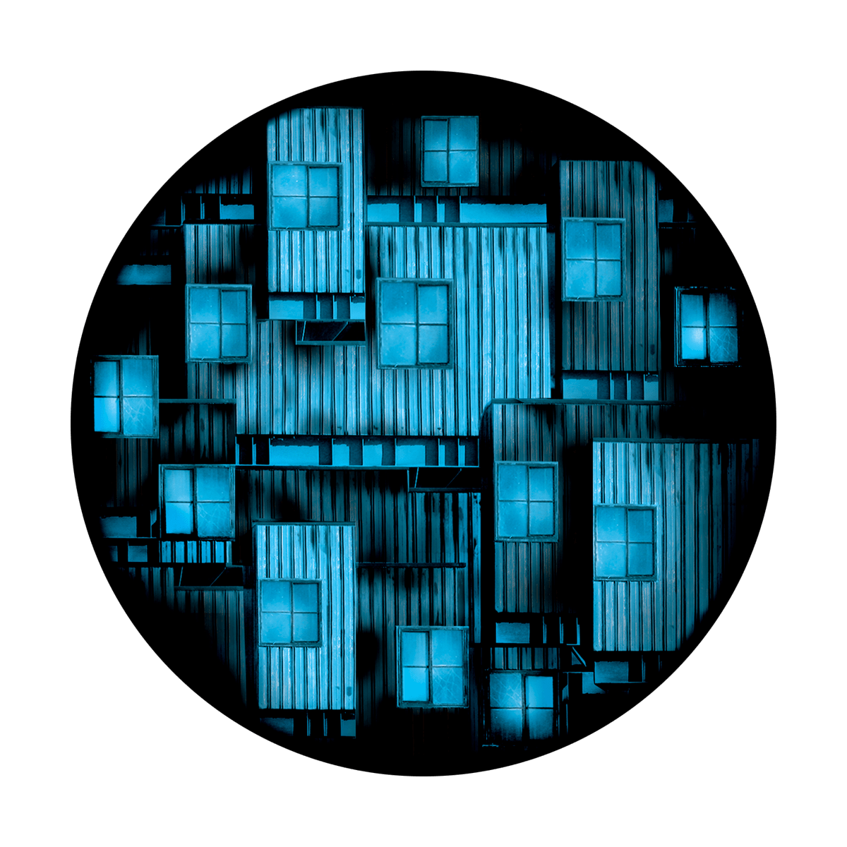 Blue Buildings Background