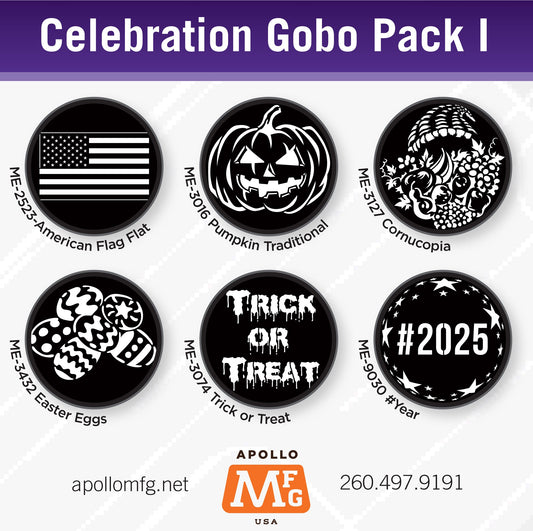 Gobo 6 Pack - Celebration 1