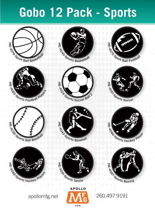 Gobo 12 Pack - Sports