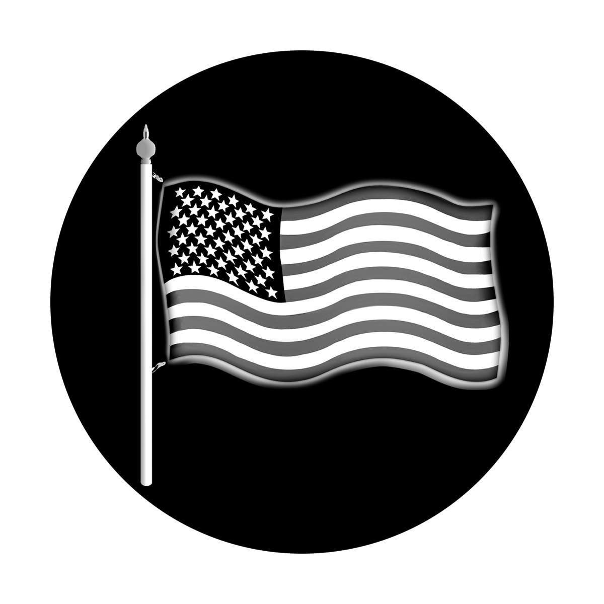 Flag and Staff