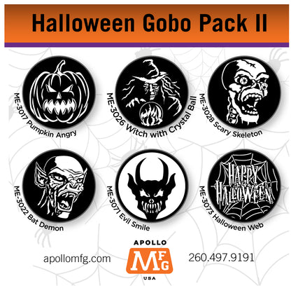 Gobo 6 Pack - Halloween 2 - Apollo Gobos
