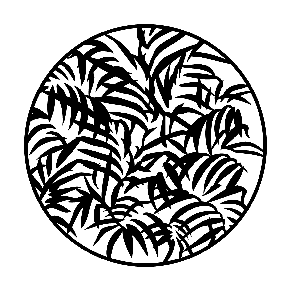 Foliage Ferns Reversed