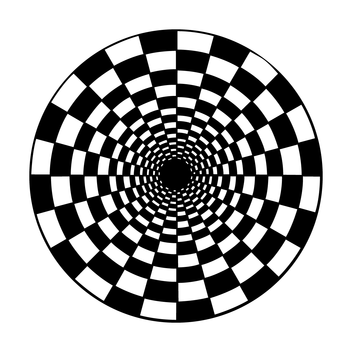 Spinning Checkerboard