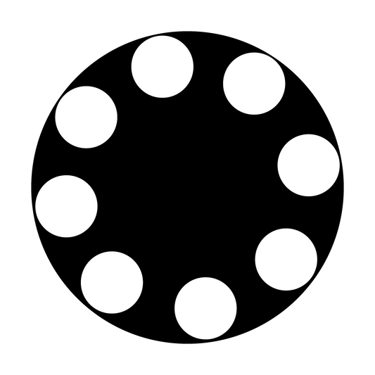 Dots In Circle Large