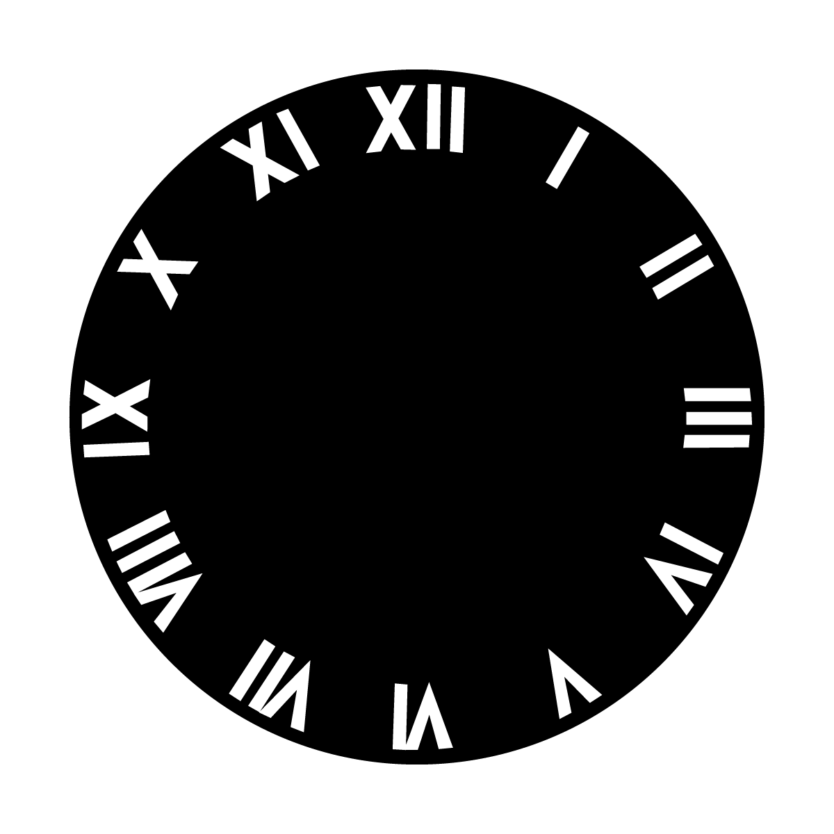 Clock Roman Numeral