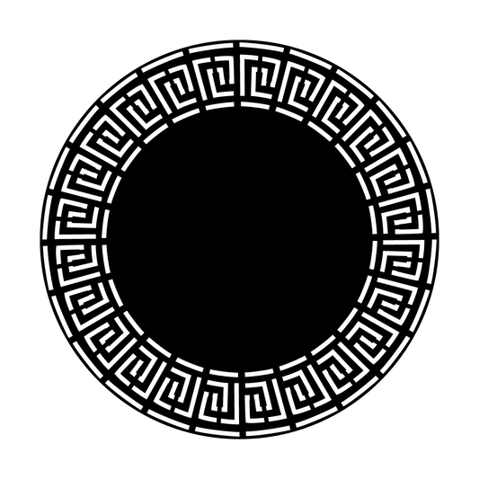 Grecian Key Circle