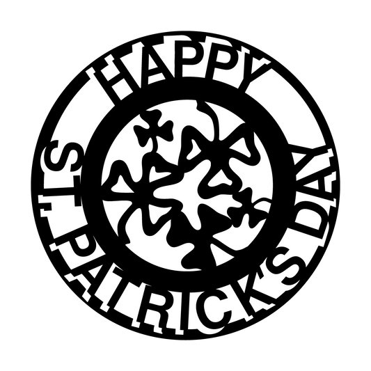 St. Patrick's Day Happy Circle