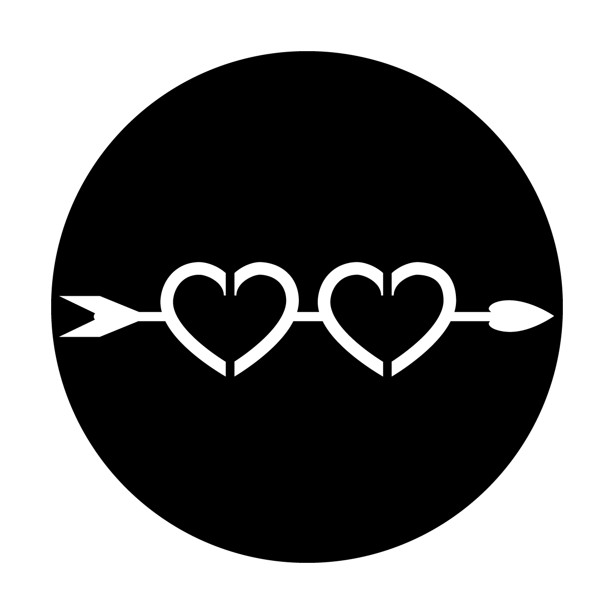 Double Hearts Divider